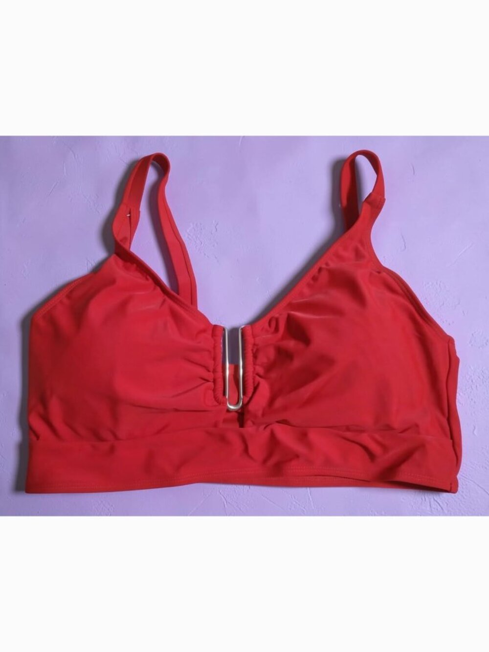 U-Wire Cutout Bikini Top with Adjustable Straps - Picture 5 of 6
